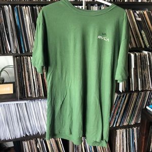 RVCA GREEN T SHIRT XTRA LARGE